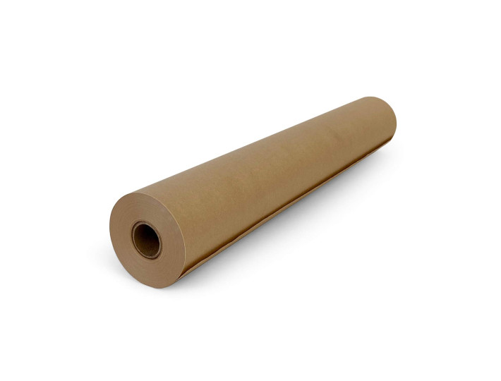 18" x 180' Brown Kraft Paper Roll, 30 lbs